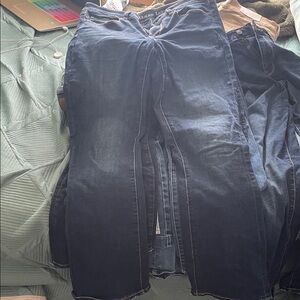 American Eagle Outfitters Women's Dark Blue Boot Cut Jeans